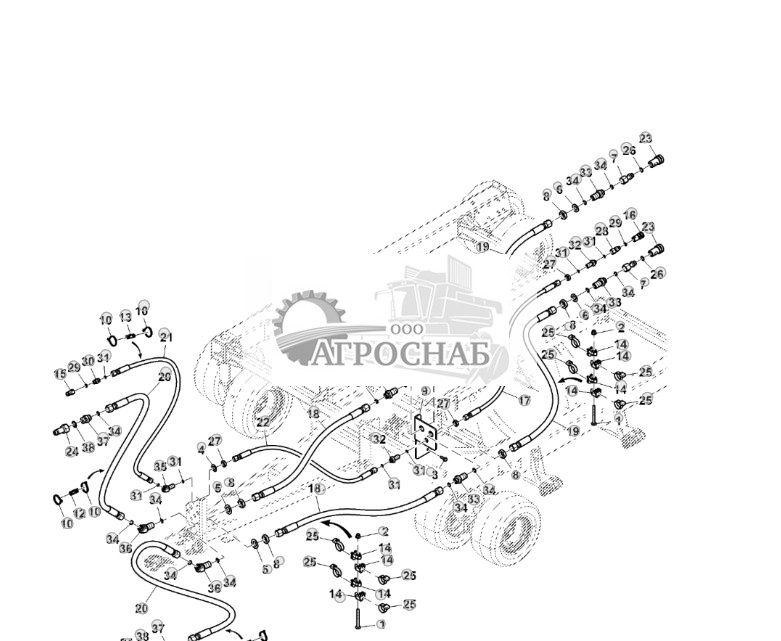 Проточные гидравлические шланги гидропотока с внешним управлением и измерения нагрузки ( - 775100) - ST870433 165.jpg